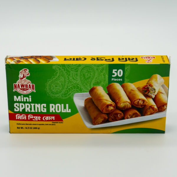 Nawab Mini Spring Roll 400 gm ( 8 gm x 50 pcs X 20 Atc Box)