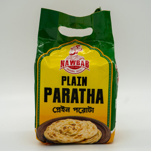 Nawab Plain Paratha 2400 GM (80 GM x 30 PCS/PACK X 6 PACK/CTN) (Family pack)